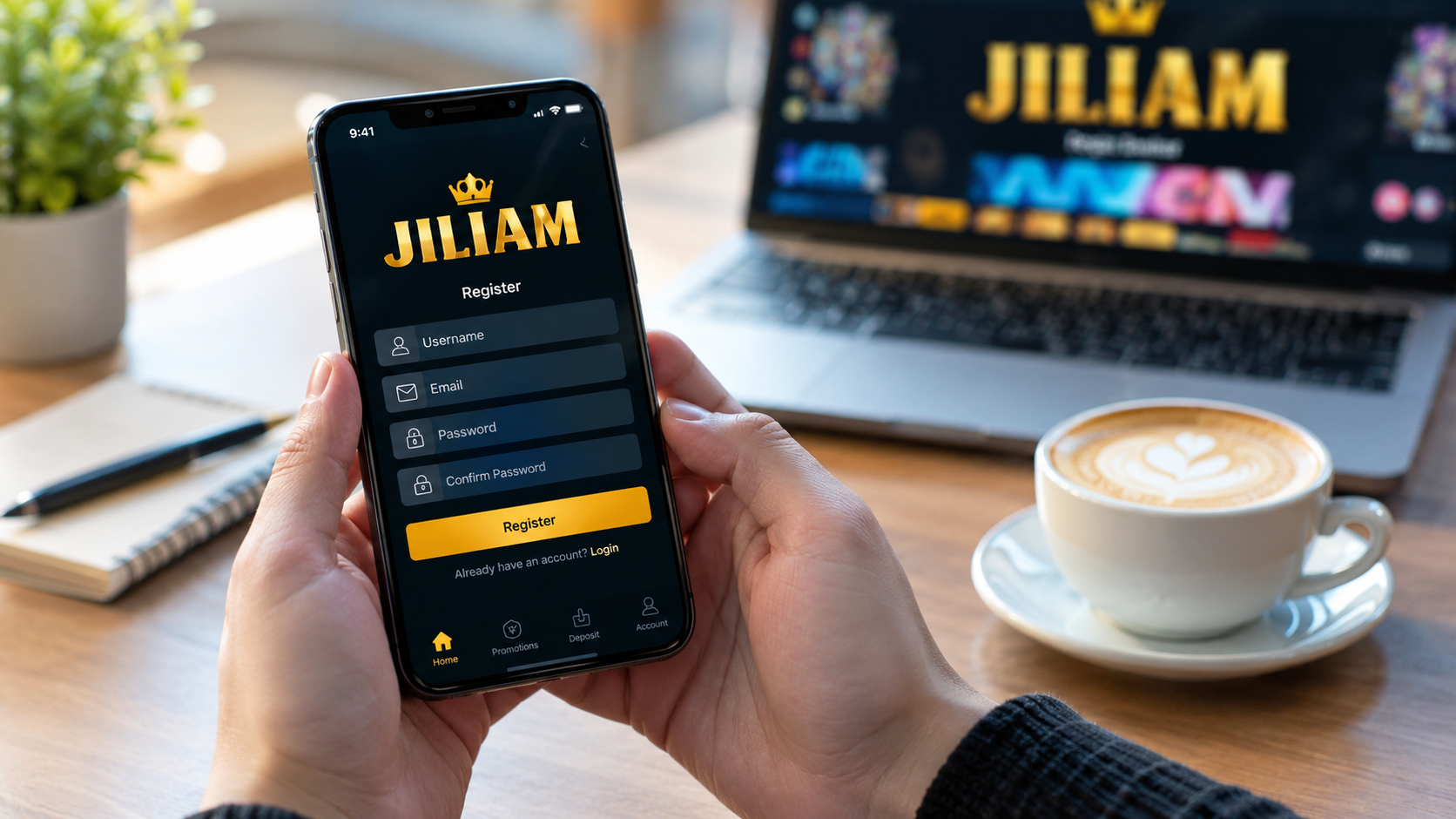 Jiliam မိုဘိုင်းအက်ပ်နှင့် ကစားခြင်း၏ အားသာချက်များ